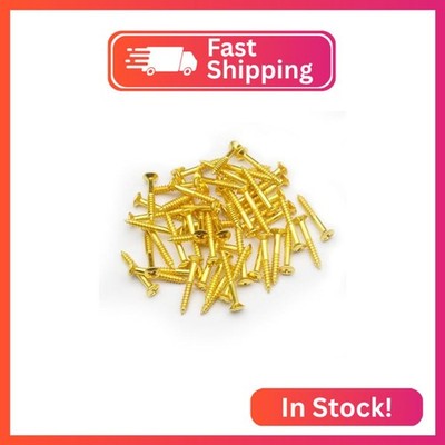 SAPHUE Electric Guitar Bass Humbucker Pickup Ring Mounting Screws,50pcs Pickup F