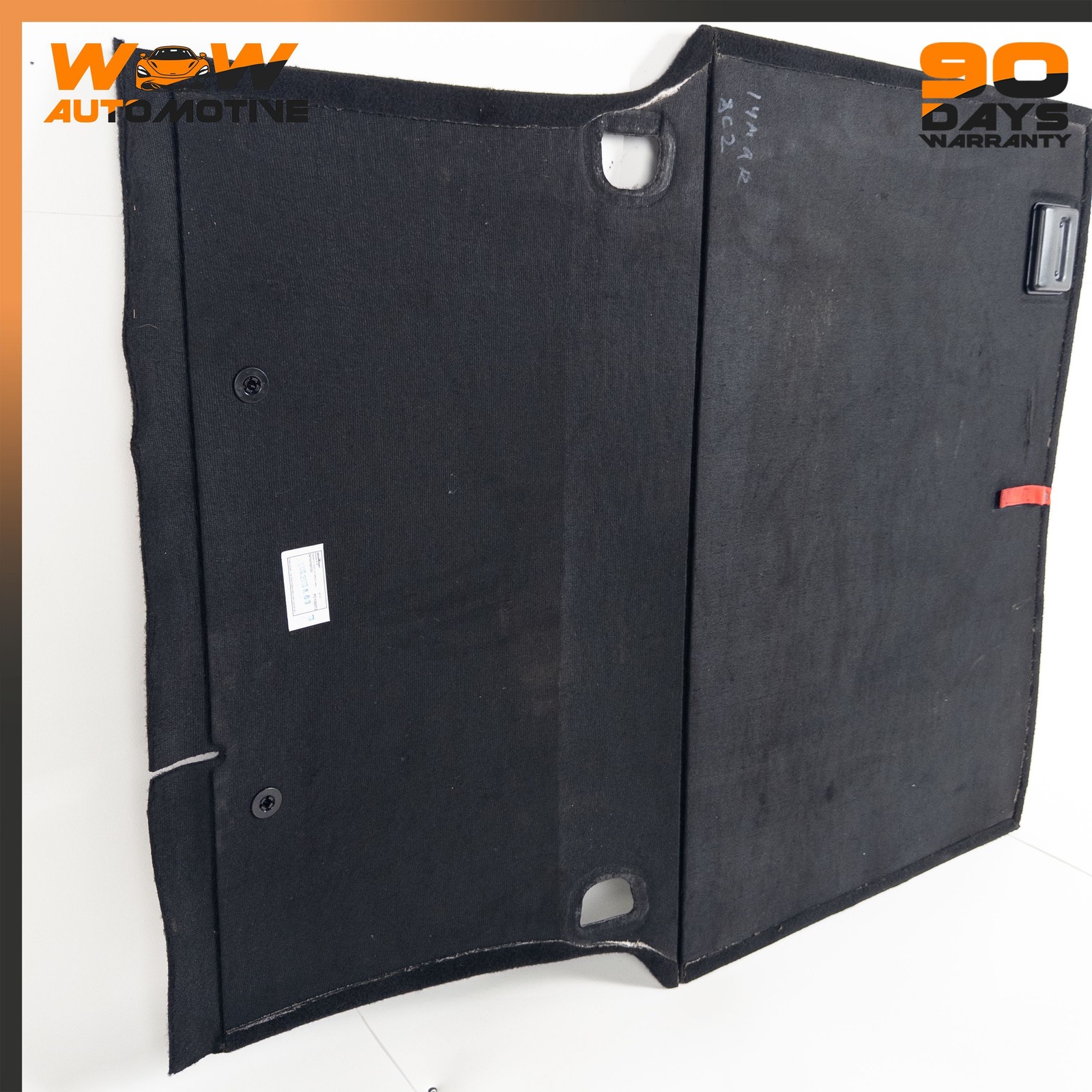 13-19 MASERATI QUATTROPORTE S Q4 REAR TRUNK FLOOR CARGO COVER MAT BLACK OEM