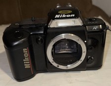 Vintage Nikon N4004 AF 35mm Film SLR Camera Body Only F-Mount Black *READ*