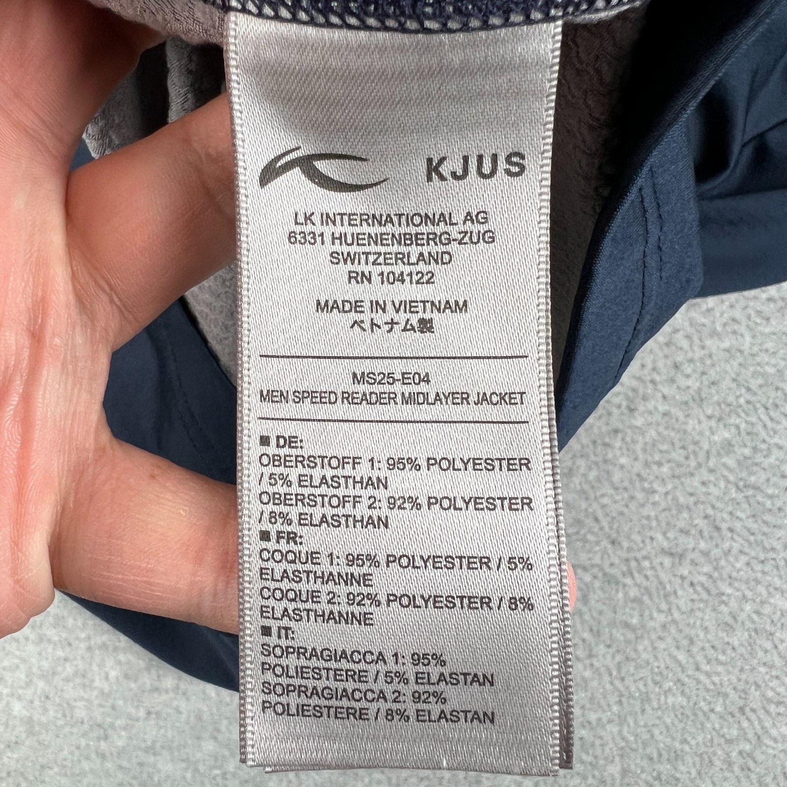 KJUS Speed Reader Midlayer Jacket Zip Pullover Me… - image 4