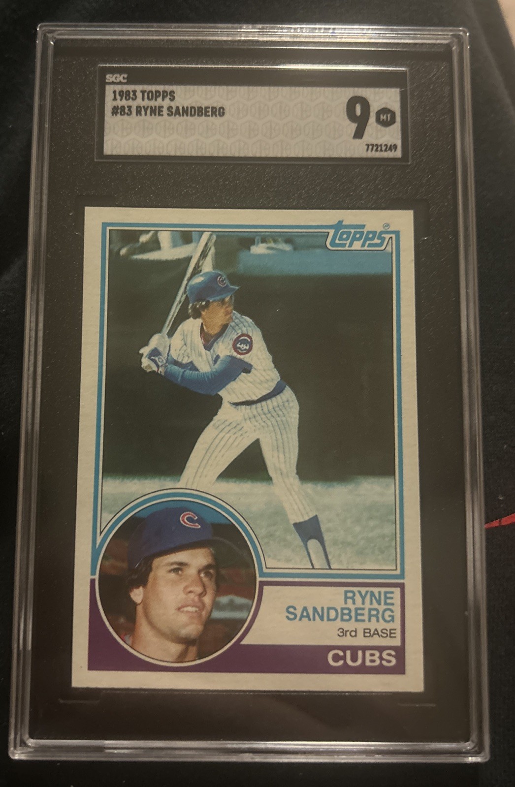 1983 Topps Ryne Sandberg #83 SGC 9