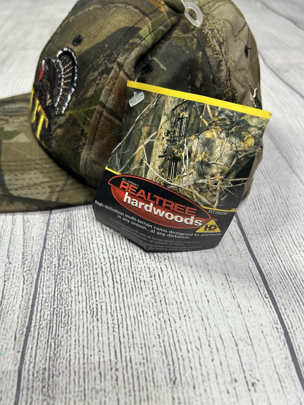 Vintage HS Strut Turkey Calls Hunting Hat Snapback Cap Realtree Camo Outdoor Cap