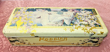 alte Blechdose Jugendstil ROBBLER bonbons fines au chocolat schöne Dose