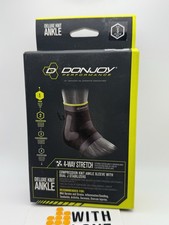 DonJoy Knit Ankle Sleeve Brace - Small  4-Way Stretch Compression