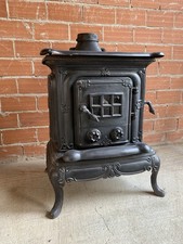 Stufa legna ghisa usata vintage