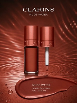 CLARINS - Water Lip Stain -  Shade: 13 Nude Water - Full Size - 0.2 fl oz/ 7 mL