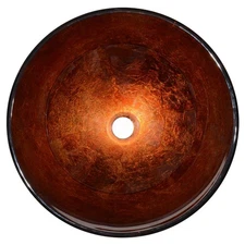 Aquaterior Bathroom Artistic Vessel Sink Vanity Above Counter Washing Basin Bowl