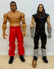 WWE - Great Khali vs The Undertaker action figures - Mattel Basics