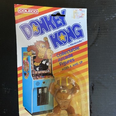 Vintage 1981 Coleco Donkey Kong The Ape Collectable Arcade Figure Carded #4511