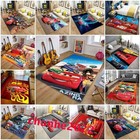 Cars Lightning Mcqueen Area Rug Bedroom Carpet Anti-Slip Doormat Floor Mats Gift