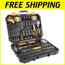 128pc Tool Set with Plastic Toolbox
