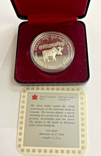 1985 Canada Nickel Dollar — photo from the most recent tracked eBay sale