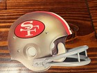 Vtg 1970s SAN FRANCISCO 49ERS NFL RIDDELL Football Helmet CARDBOARD Sign Plaque