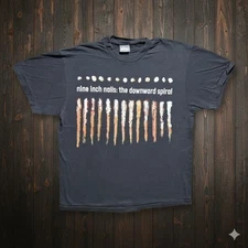 Vintage REPRINT Nine Inch Nails The Downward Spiral XL T shirt All Sport Tag NIN