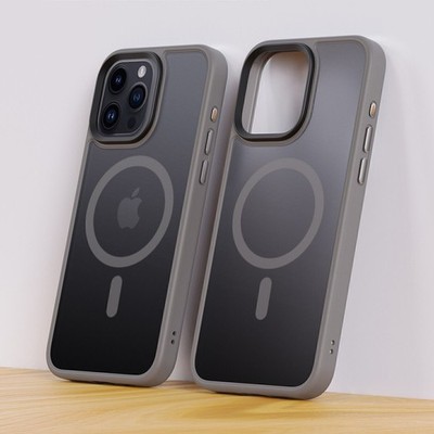 For Apple iPhone 15 15 Plus 15 Pro 15 Pro Max Mag Safe Magnetic Frosted Case