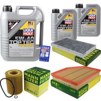 Inspektionspaket 7L Liqui Moly Top Tec 4100 5W-40 FüR BMW 5Er E60 520I 525I