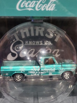 M2 Machines 2025 Coca-Cola Christmas Ornament 1969 Ford F-100