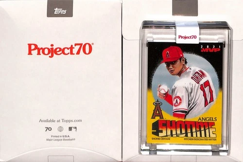 2021 TOPPS PROJECT 70 #748 SHOHEI OHTANI - 2021 AL MVP SHOTIME - JACOB ROCHESTER