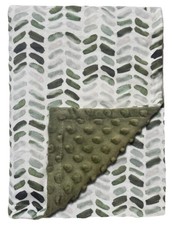 Baby Double Layer Soft Plush Minky Blanket With Dotted Backing for Boys Girls...