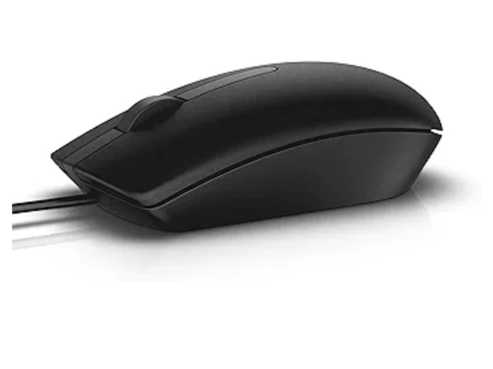 Dell MS116 Mouse USB Wired 570-AAIS- Black - Image 2 of 3