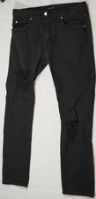 Helmut Lang Mens Black Distressed Jeans - Size 33/31