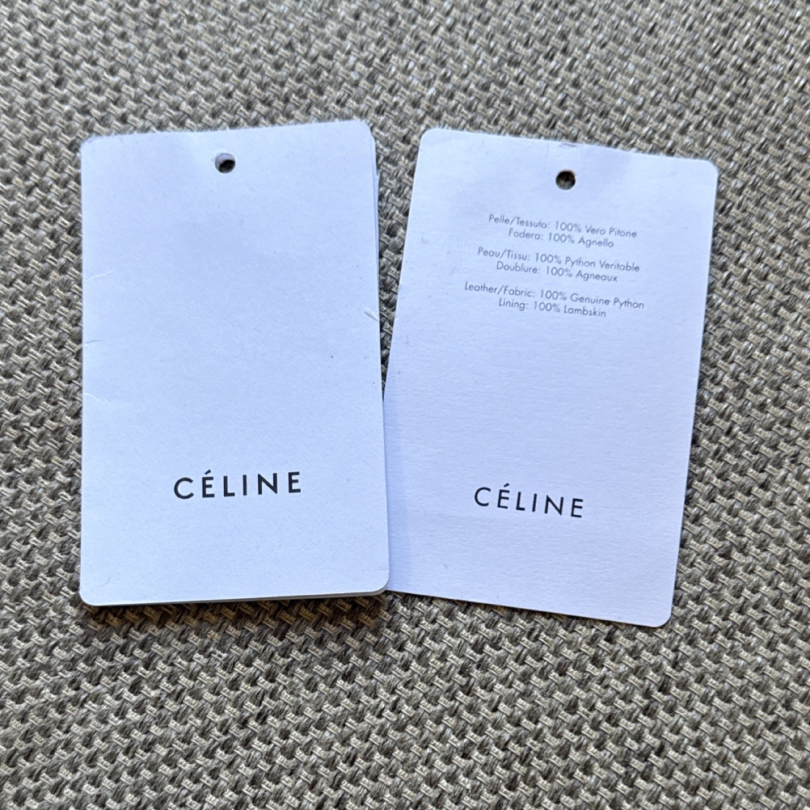 Céline Python Phoebe Philo Small Trifold Bag Gold… - image 10