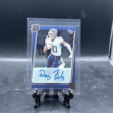 2021 Panini Clearly Donruss Dez Fitzpatrick Rookie Auto Autograph