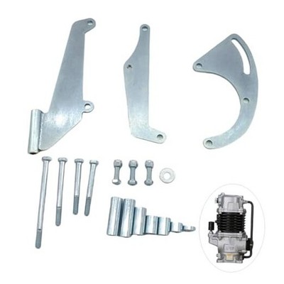 A/C Compressor Mounting Bracket for Small Block Chevy SBC Driver Side Long
