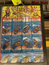Vintage 12 Tin Cricket Display Box Made in Japan by AIGAMI - never opened