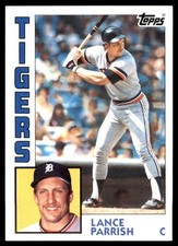 Lance Parrish 1984 Topps #640 Detroit Tigers MLB READ FREE SHIPPING AutographDen