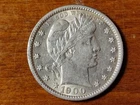 1900 S BARBER QUARTER au/unc