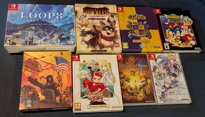 Brand New/Sealed Nintendo Switch Games (Lot of 8)