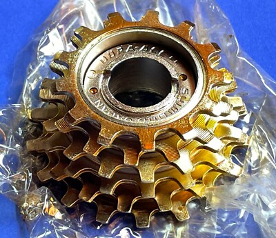 SHIMANO DURA ACE PRO GOLD 6V 13-18 FREILAUF VINTAGE FREEWHEEL 6s GOLD FINISH