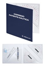 KIT CARTEGGIO PATENTE NAUTICA COMPASSO - 2 SQUADRETTE - MATITA - GOMMA