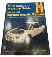 Haynes Repair Manual 36075 Ford Taurus Mercury Sable 1996 Thru 2005 Book Guide