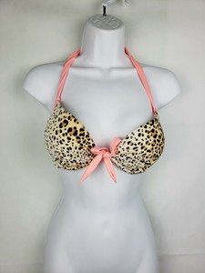 Victoria Secret Push Up Bikini Top Victorias Secret Animal Print padded push up strappy Victoria Secret Push Up Bikini Top Victorias Secret Animal Print padded push up strappy