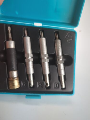 Makita Quick Driver Countersink Drill VIX Bit Set Quick Connect Tool #6 #8 #10 - Picture 3 of 14
