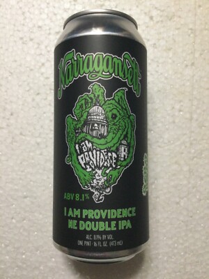 Narragansett Brewery H.P. Lovecraft I Am Providence NE Double IPA BK Beer Can RI