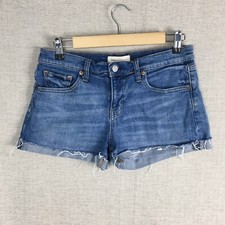Gap 1969 3" Jeans Shorts Women's 27 Blue Denim Festival Boho Classic Retro 90s