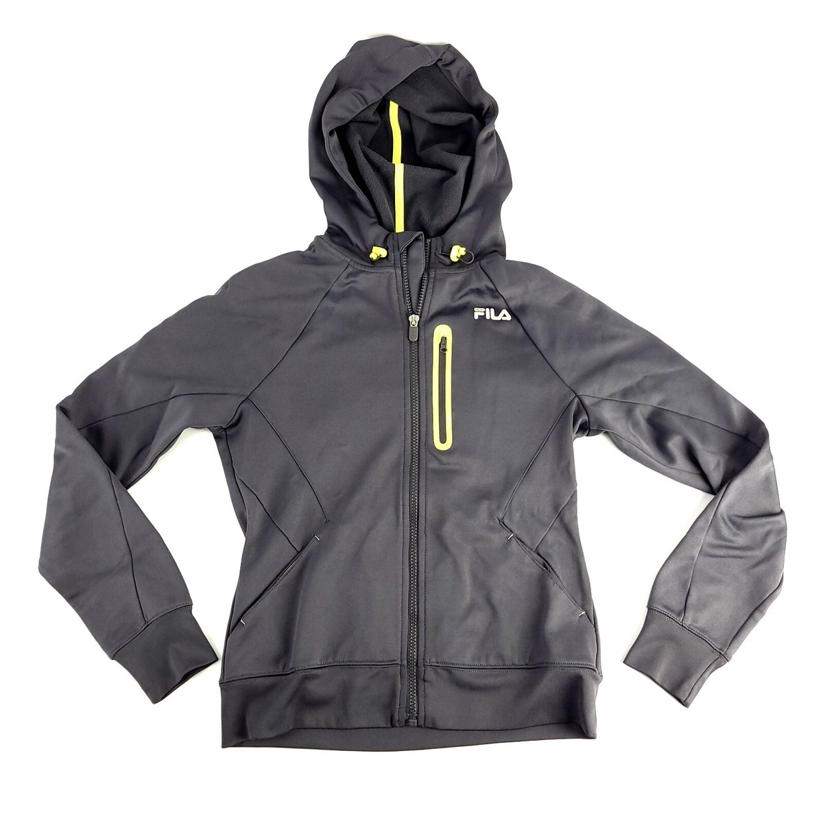 FILA ジップアップジャケット レディース サイズM Fila Sport Women's Gray Zip Up Hoodie Athletic Active Jacket