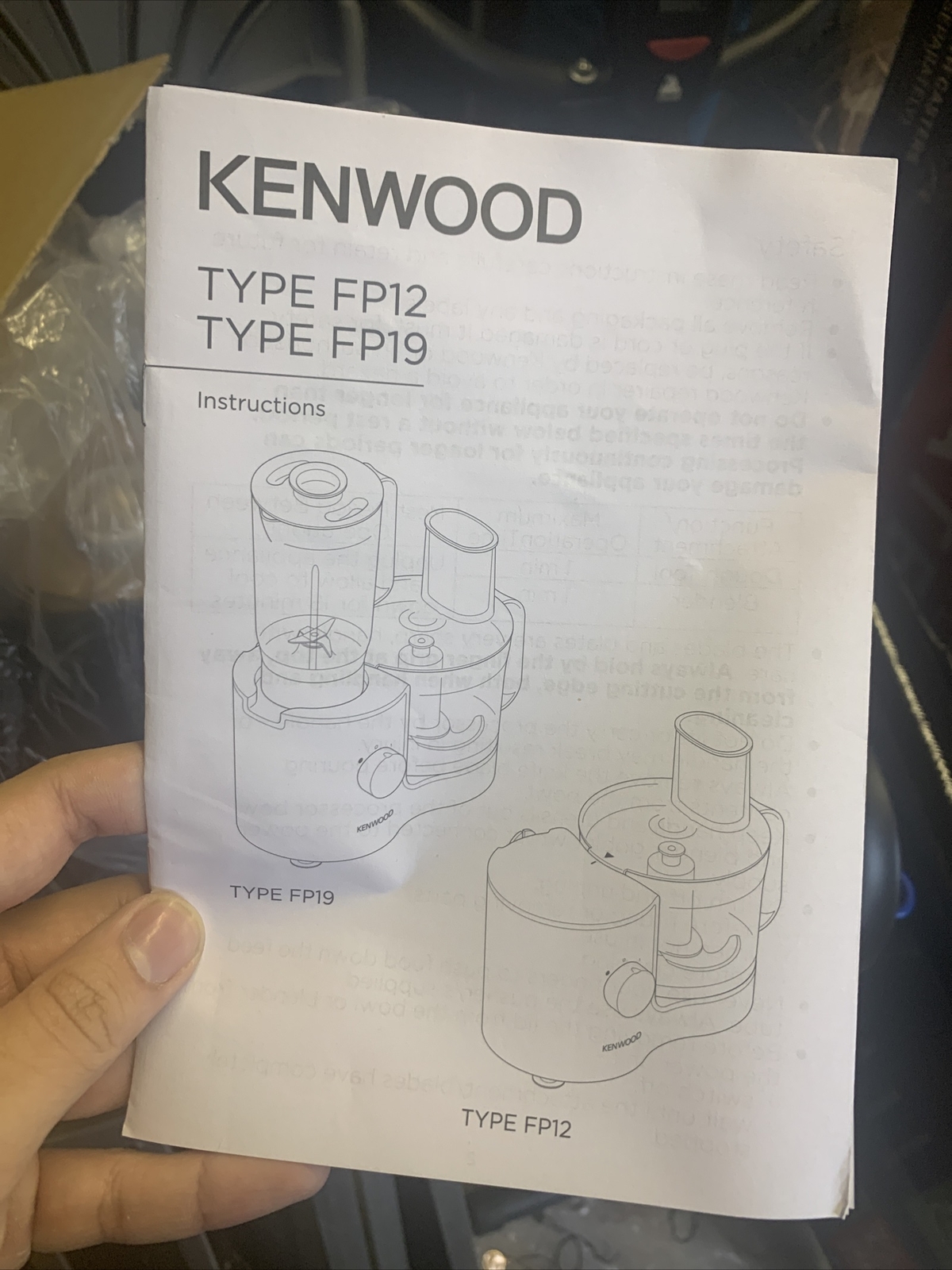 Kenwood FP195 Multipro Food Processor Silver 5011423182896 eBay