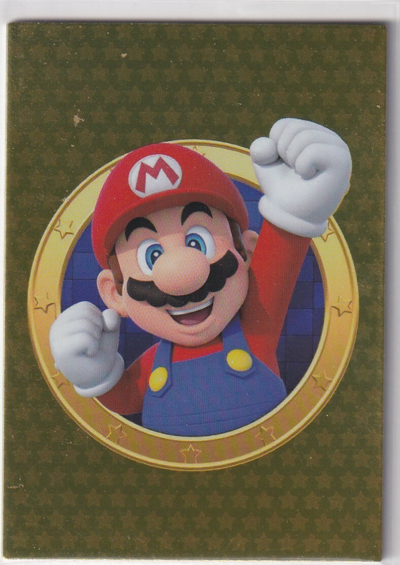 Panini Super Mario Trading Cards Card No. 145 Golden Card Mario | eBay