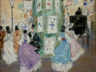 Luigi CAGLIANI Pastel Impressionist Painting Listed Italian Artist Playing Cards — photo 6