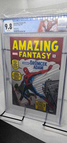 AMAZING FANTASY #15 -- TURKISH EDITION -- CGC 9.8 -- SPECIAL LABEL