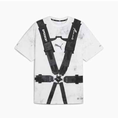Puma x AWGE A$AP Rocky LIMITED Belt T-Shirt White/Black | S | NEW