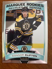 19-20 UD O-Pee-Chee Platinum Marquee Rookies 185 Connor Clifton