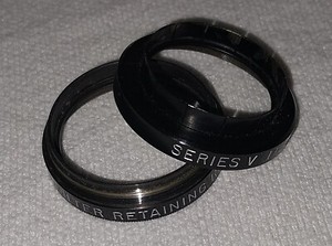 Series V  Threaded Camera Lens Filter Ring  with Retaining Ring