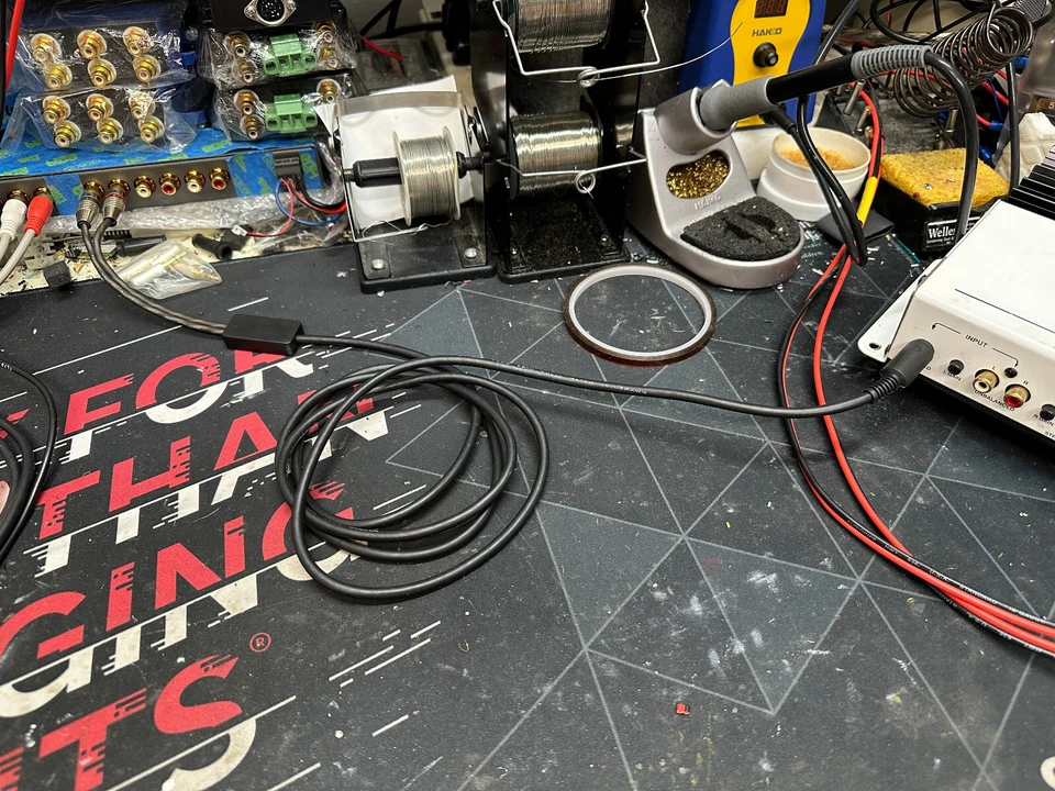 DIN - Metal RCA cable For Zapco Symbilink Amplifiers & Signal Processors SLRCM/F - Image 4 of 4