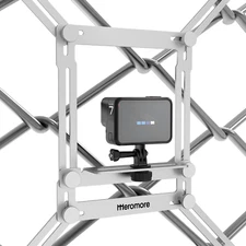 Aluminum Fence Mount for Gopro, Iphone, Phones, Digital Action Camera, Ideal Bac