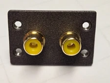 Eico HF-12, HF-20, HF-86 RCA Interconnect Upgrade Plate